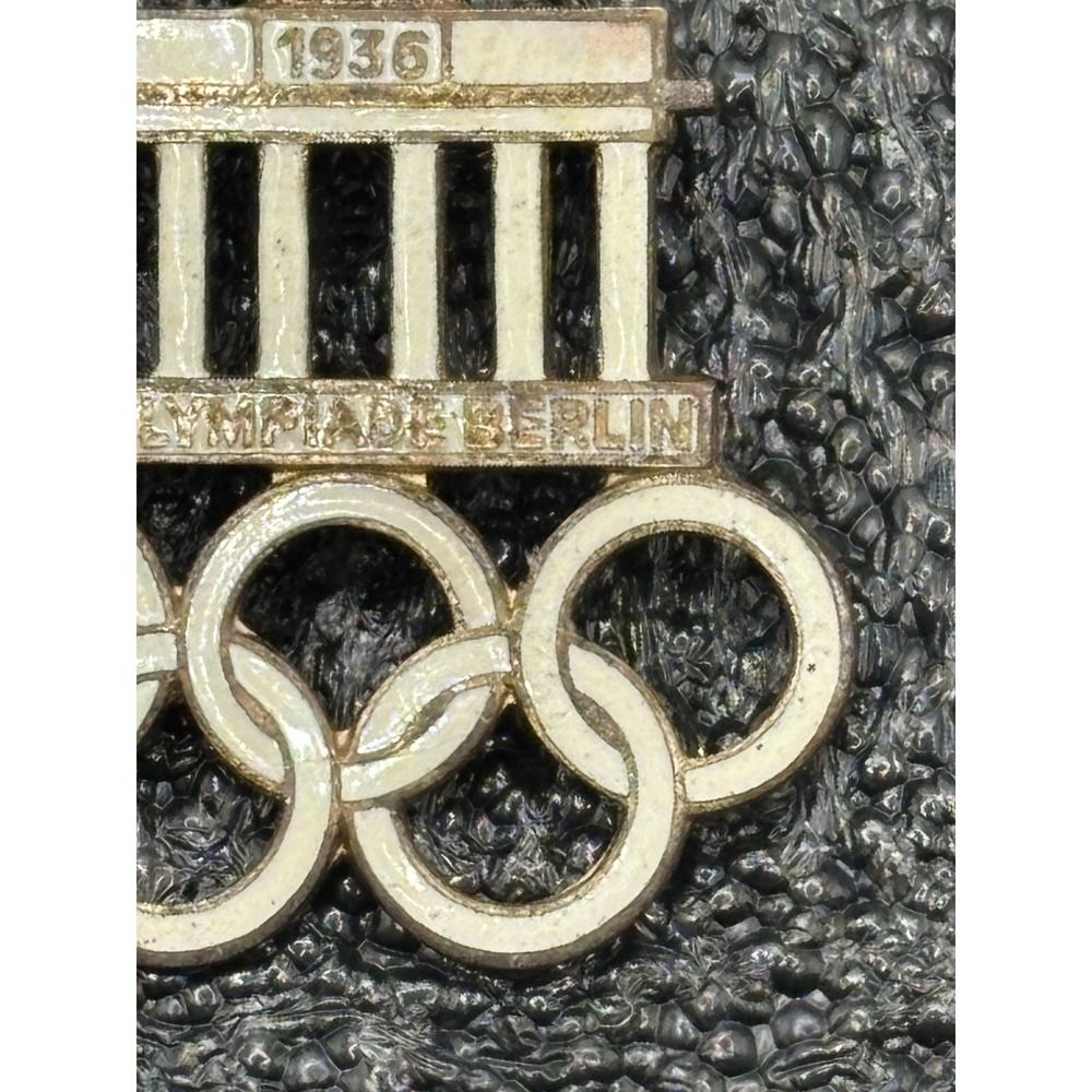 VTG 1936 XL Olympiade BERLIN Olympic Games Brandenburg Gate PIN BADGE GERMANY‎ - Picture 3 of 7